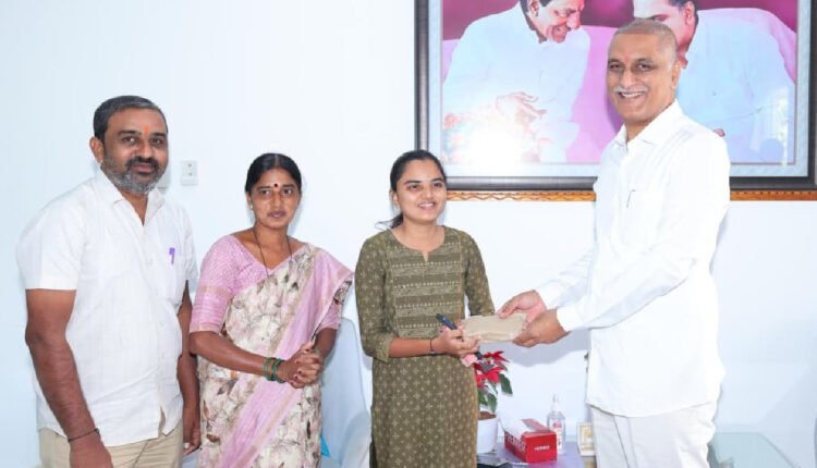 Harish Rao Mortgages His Siddipet Home To Help PG Medical Student Secure Education Loan