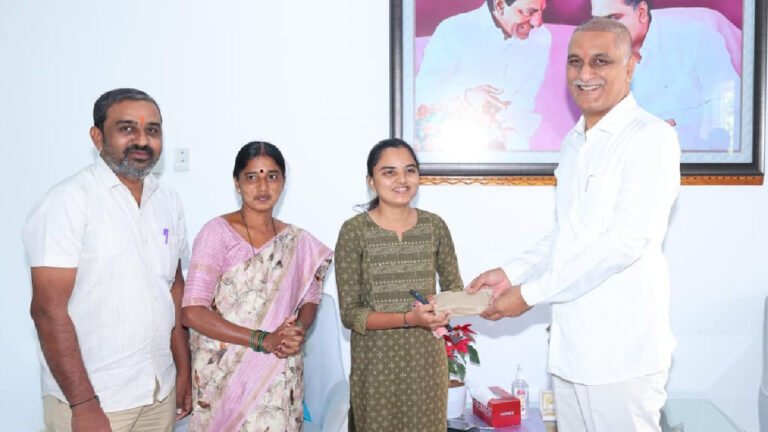 Harish Rao Mortgages His Siddipet Home To Help PG Medical Student Secure Education Loan