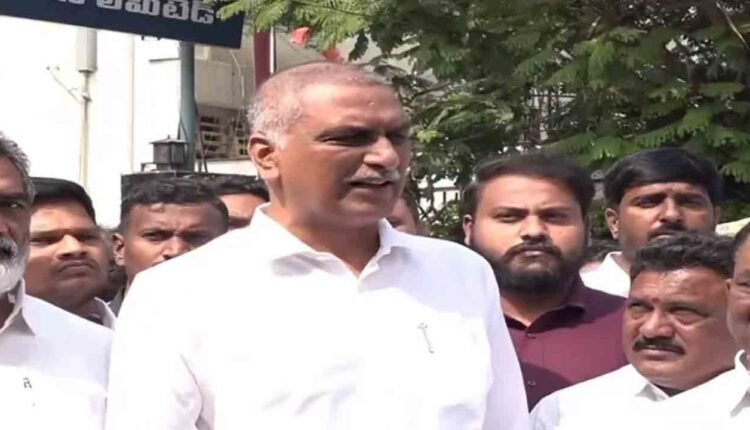 Harish Rao Alleges Singareni Privatization Moves By Congress Government