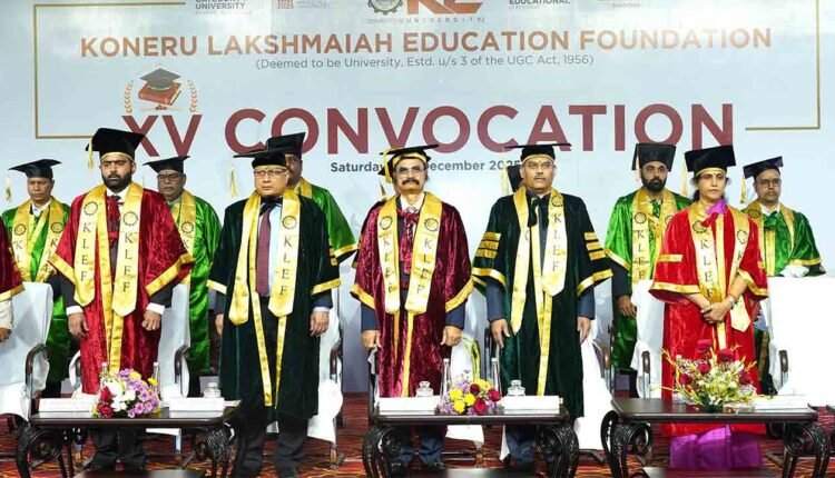 KL Deemed University Convocation Confers Degrees On 5,000