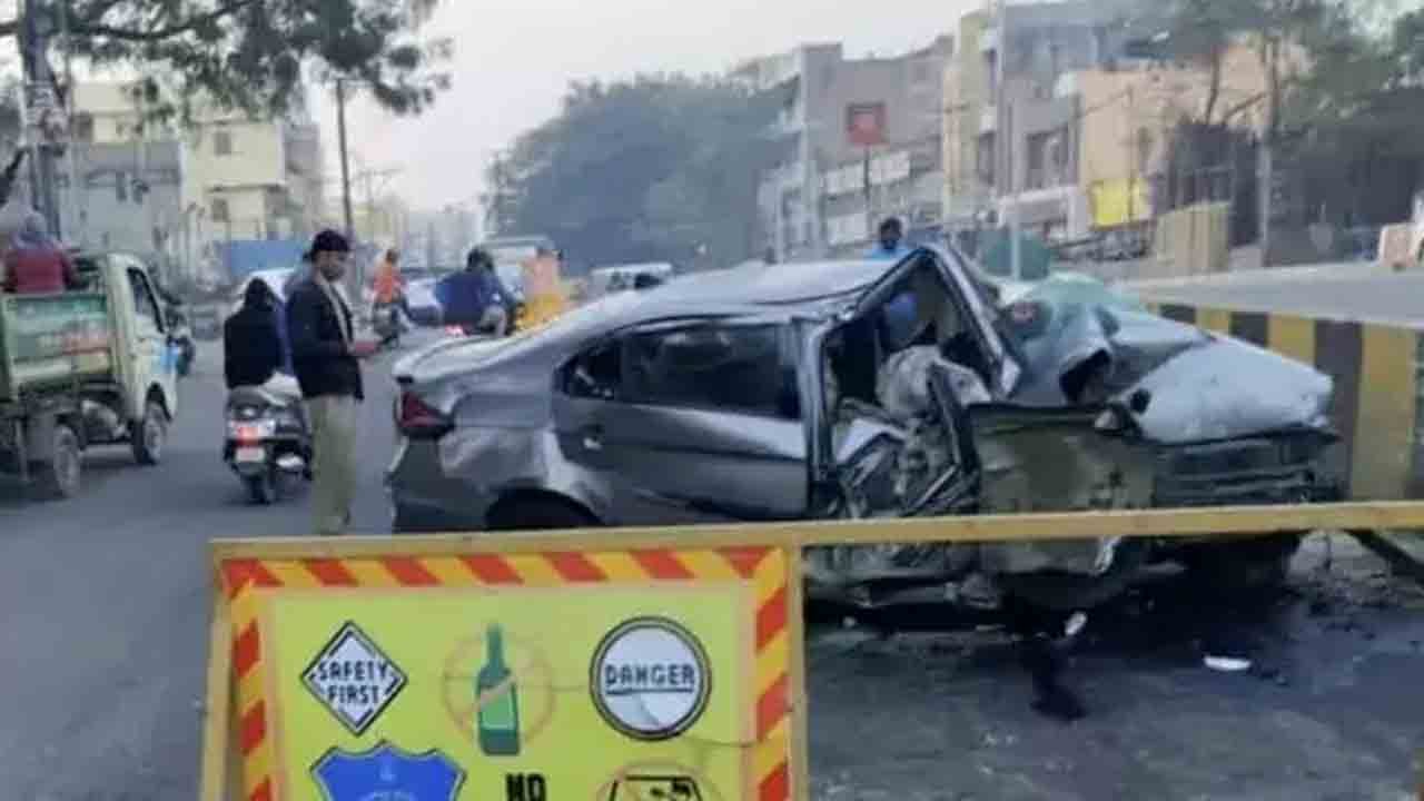 Fatal Road Accident Claims Two Youths In Hyderabad