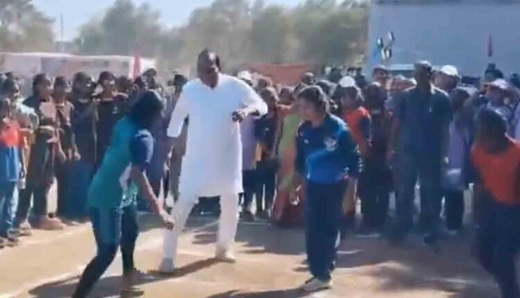 Malla Reddy Kabaddi Match With Medchal Students