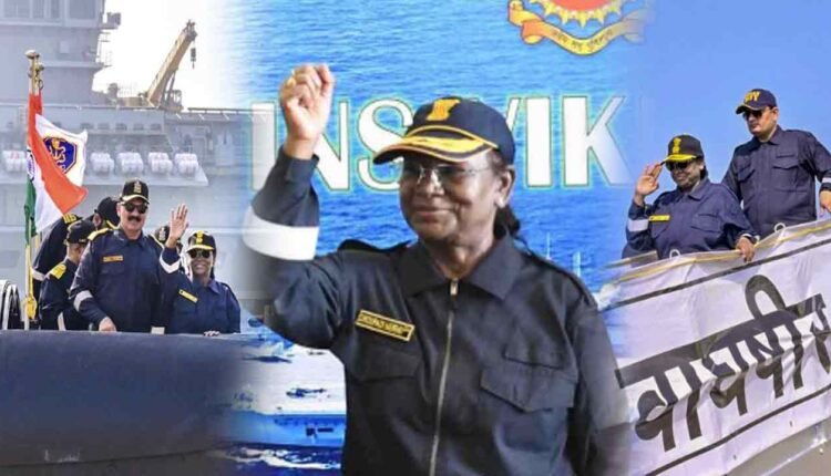 President Droupadi Murmu Travelled In A Submarine