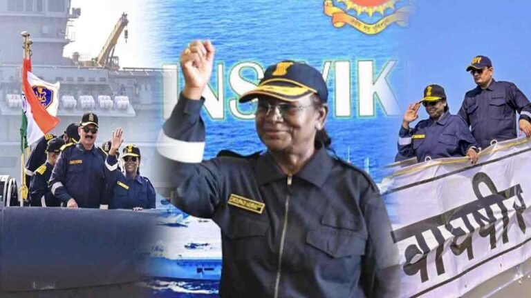 President Droupadi Murmu Travelled In A Submarine