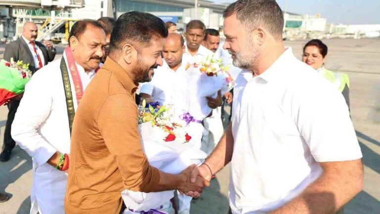 Rahul Gandhi Hyderabad Visit To Falaknuma Palace