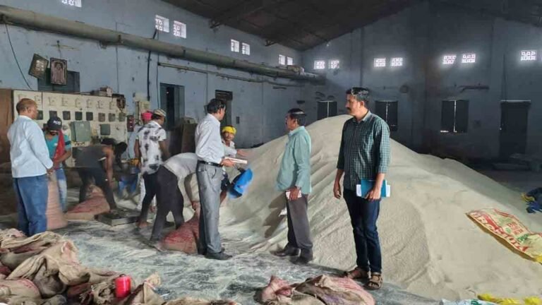 Civil Supply Seizes 600 Quintals of Ration Rice in Huzurabad