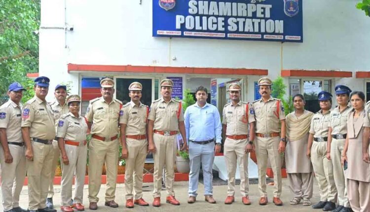 Shamirpet Police Station Tops Telangana, 7th Nationally