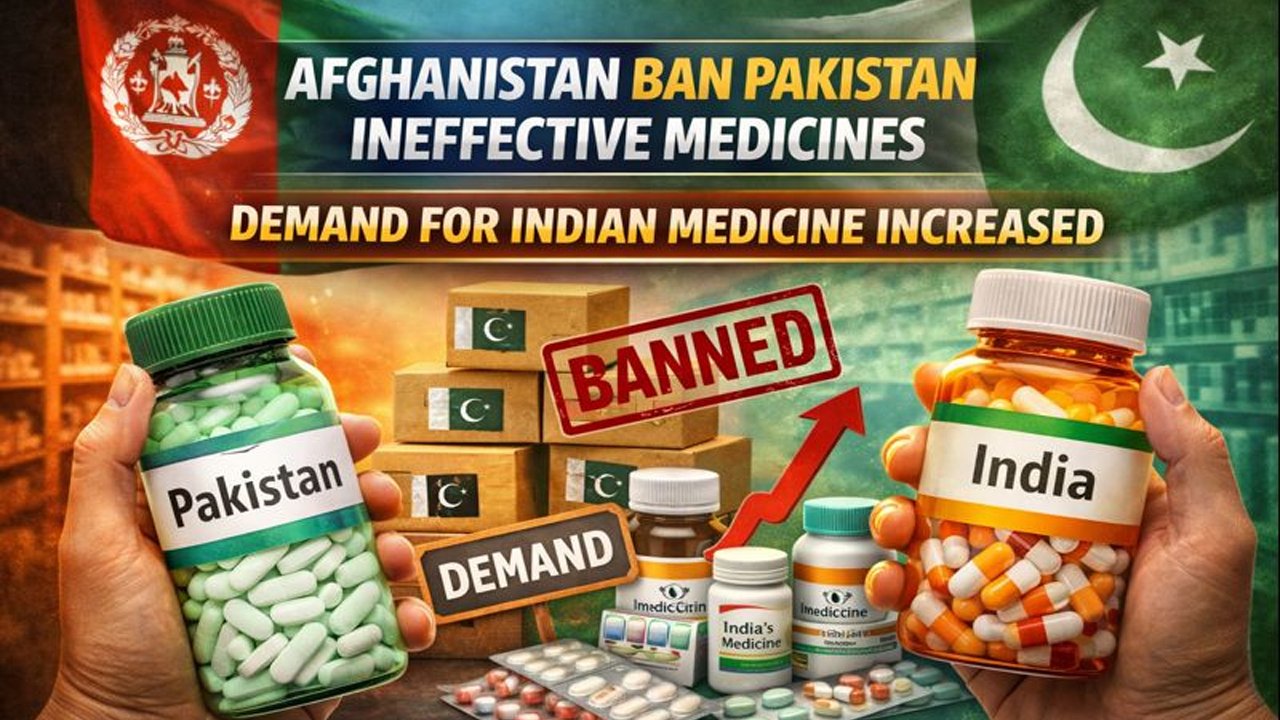 Afghanistan Ban Pakistan Ineffective Medicines: Demand For Indian Medicine Increased
