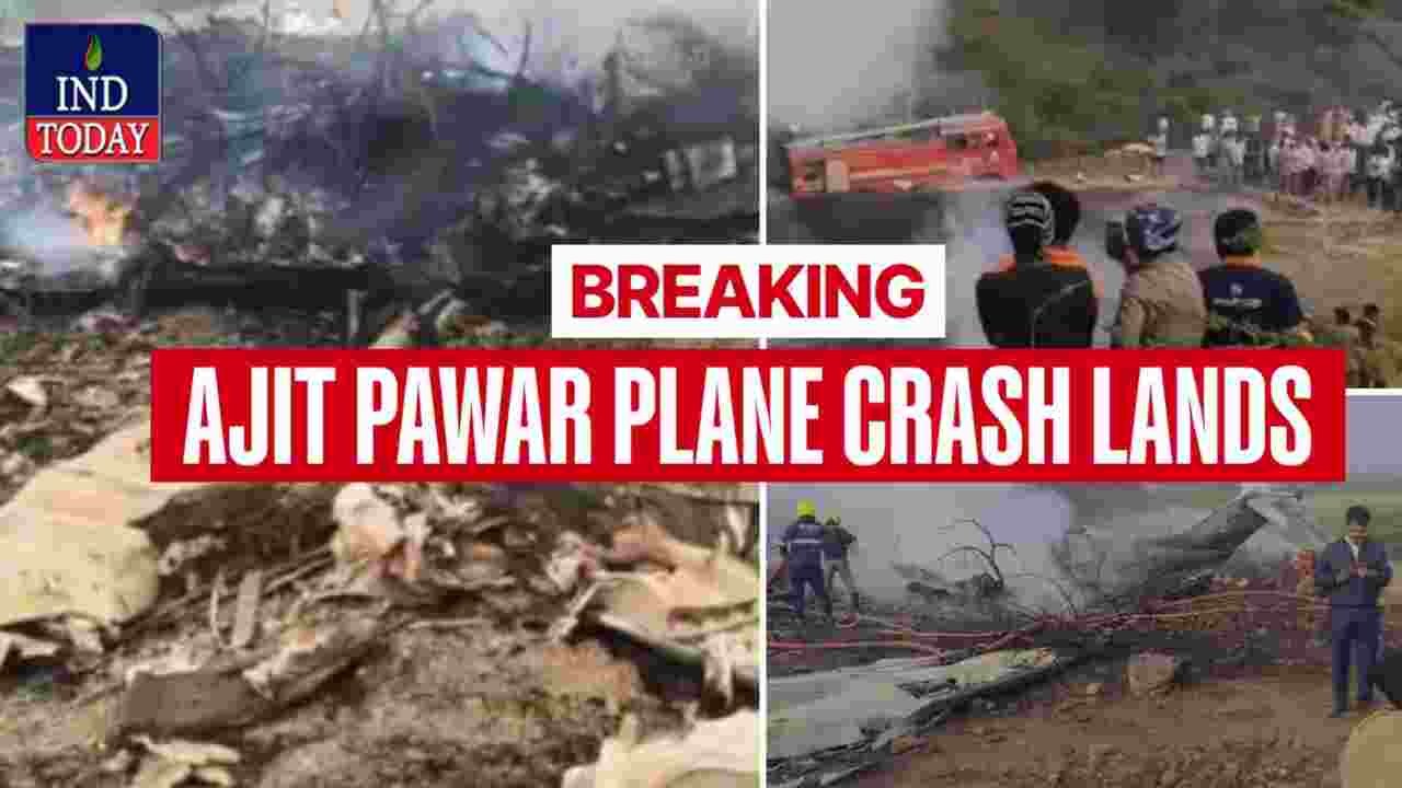 Ajit Pawar plane crash lands at Baramati airport