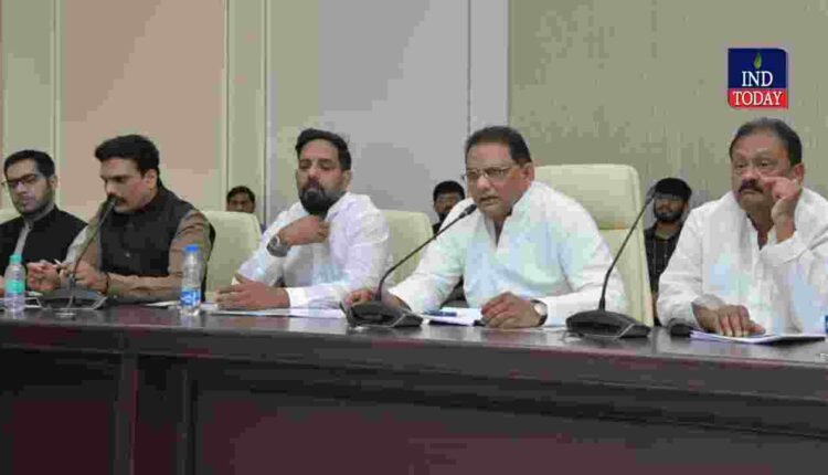Azharuddin Review Ongoing Works And Welfare Initiative Of Minorities 