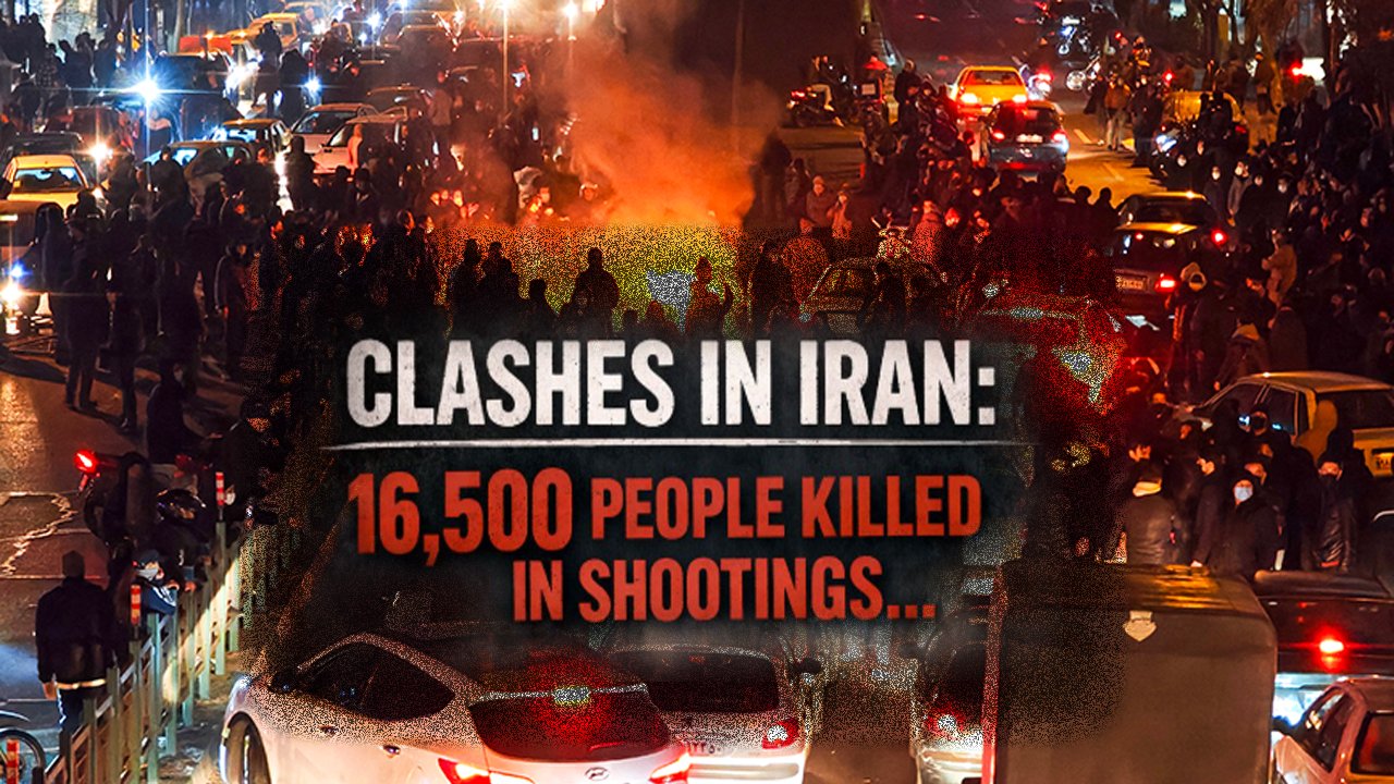 Clashes In Iran: 16,500 People Killed In Shooting