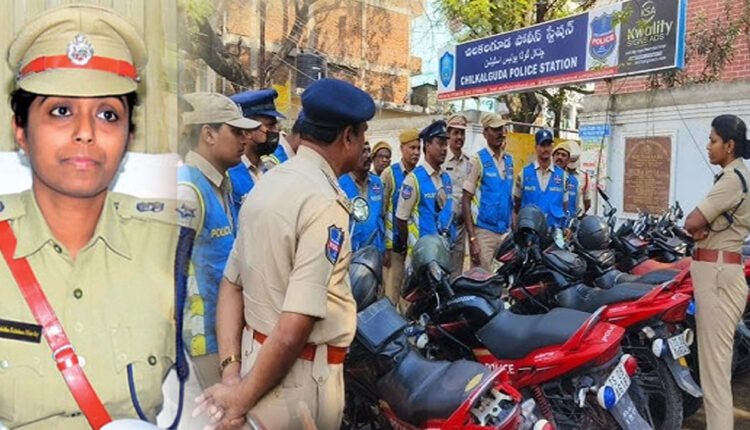 DCP Rakshita Krishna Murthy Inspects Chilkalguda Police