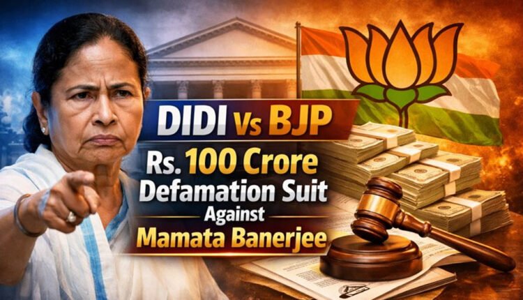 DIDI Vs BJP: Rs. 100 Crore Defamation Suit Against Mamata Banerjee