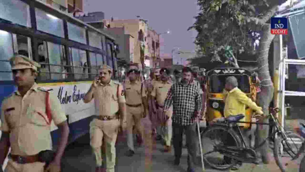 Hyderabad Police Conduct Flag March After Puranapool Incident