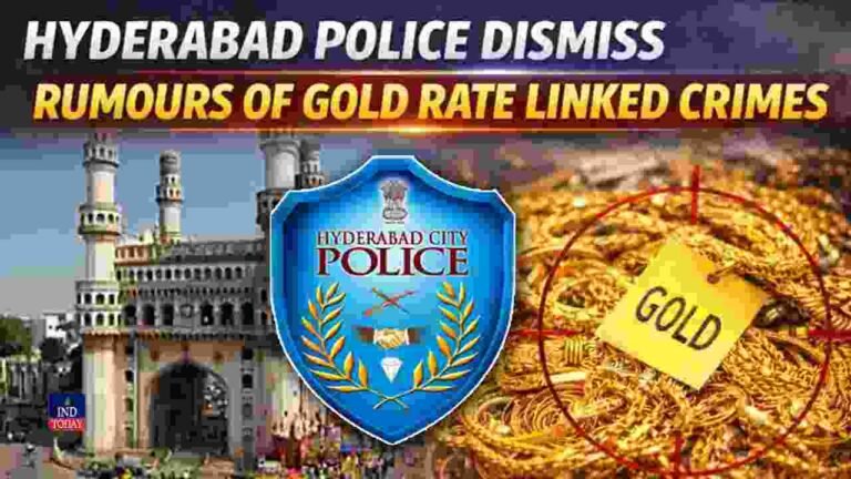 Hyderabad Police Dismiss Rumours of Gold Rate Linked Crimes