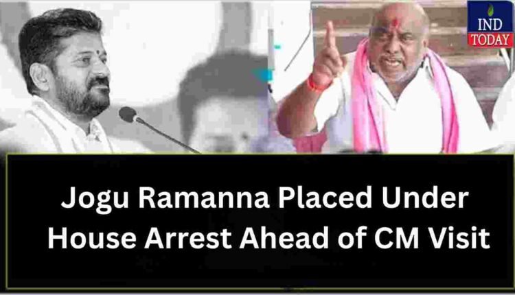 Jogu Ramanna Placed Under House Arrest Ahead of CM Visit