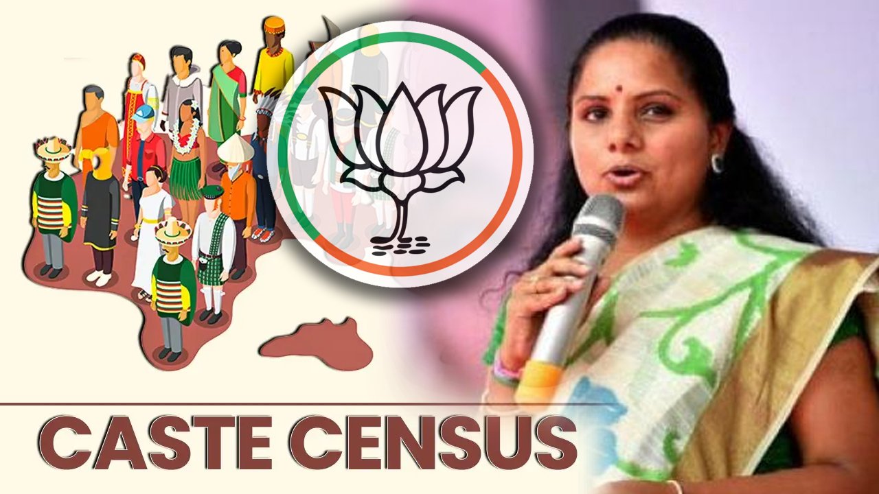 BJP misleading people on caste census, alleges Kavitha