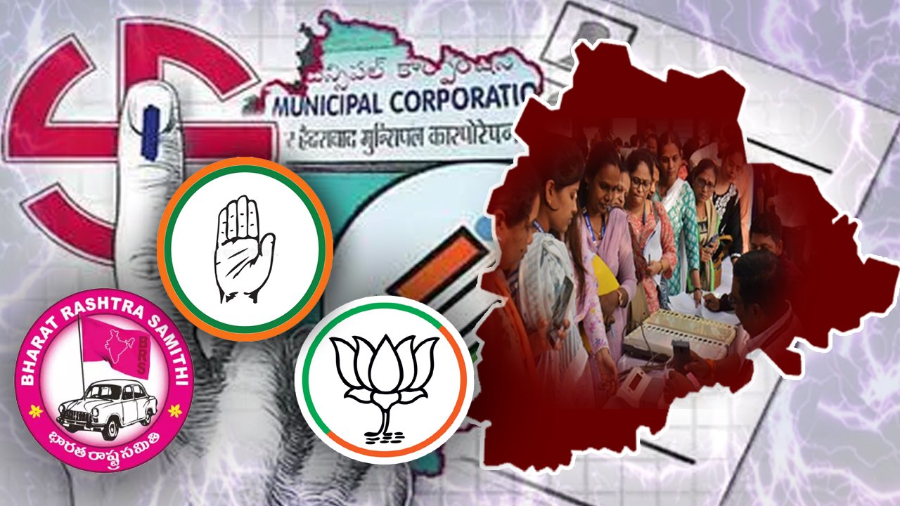 Congress, BRS, BJP Gear Up For High-Voltage Municipal Poll Battle