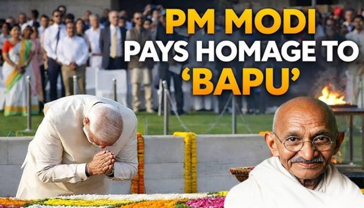 PM Modi Pays Tribute To The Father Of The Nation On Mahatma Gandhi Death Anniversary