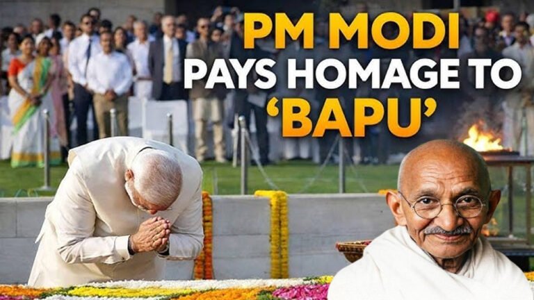 PM Modi Pays Tribute To The Father Of The Nation On Mahatma Gandhi Death Anniversary