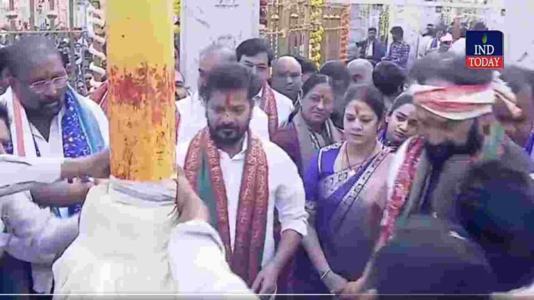Revanth Reddy Medaram Visit, Prayers at Sammakka Saralamma