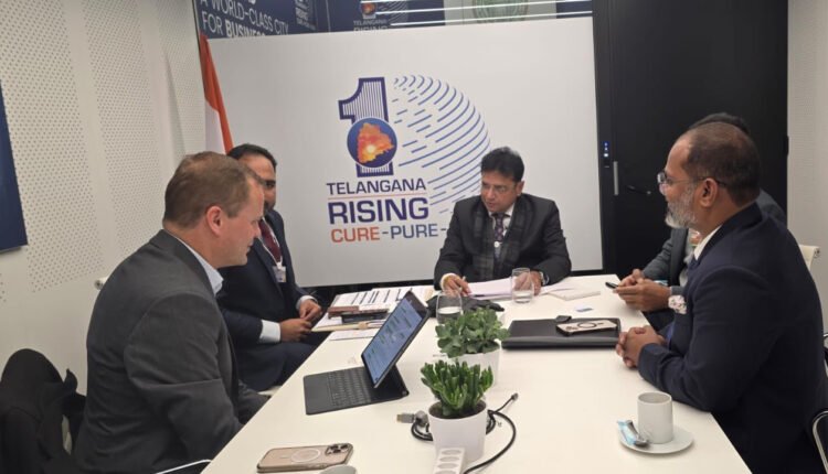 Minister Sridhar Babu invites global investors to partner in ‘Telangana Rising’ at Davos