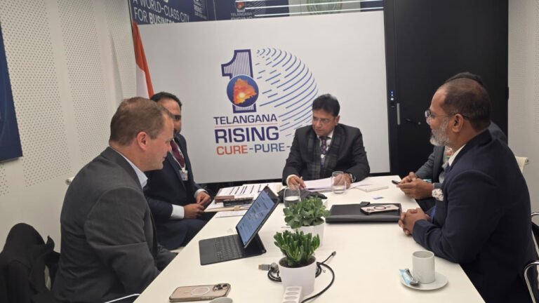 Minister Sridhar Babu invites global investors to partner in ‘Telangana Rising’ at Davos