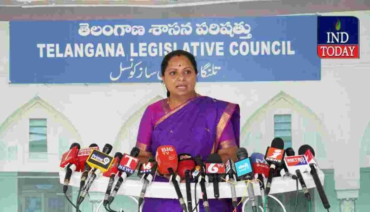 “Hearing That Word Makes My Blood Boil”: Kavitha Slams Remarks on KCR