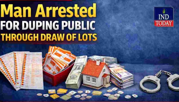 Man Arrested for Duping Public Through Draw of Lots