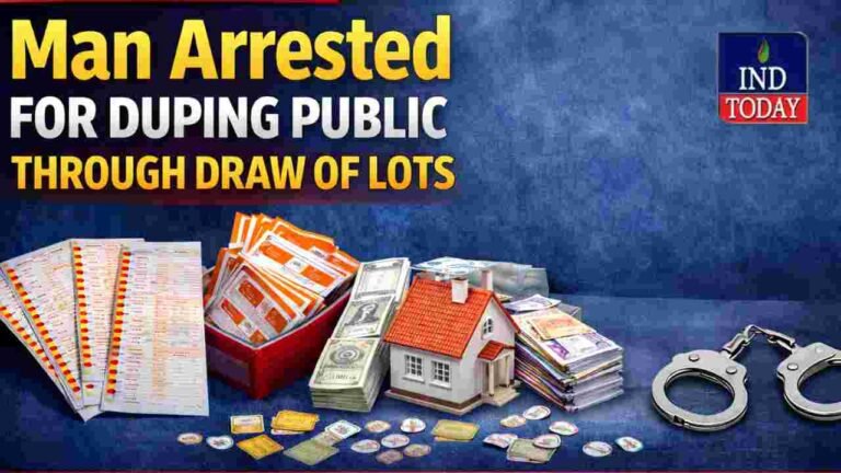 Man Arrested for Duping Public Through Draw of Lots