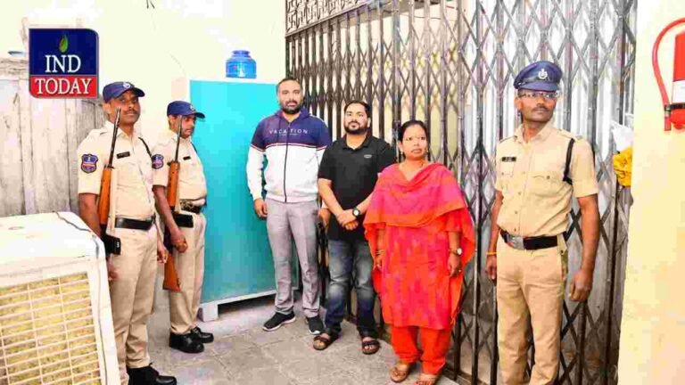 GHMC Commissioner Inspects EVM Godown at Chudi Bazar