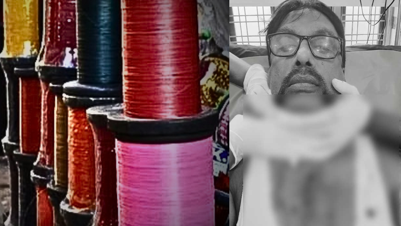 Policeman Seriously Injured After Chinese Manja Wraps Around His Neck In Uppal