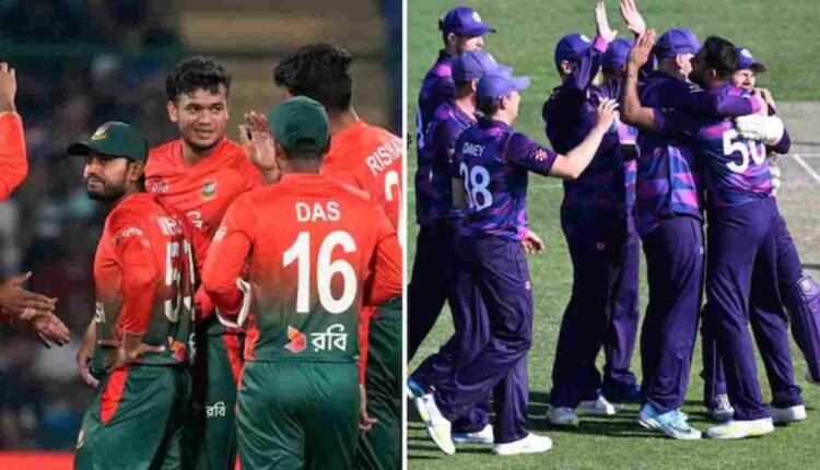 ICC T20 World Cup: Scotland Replace Bangladesh