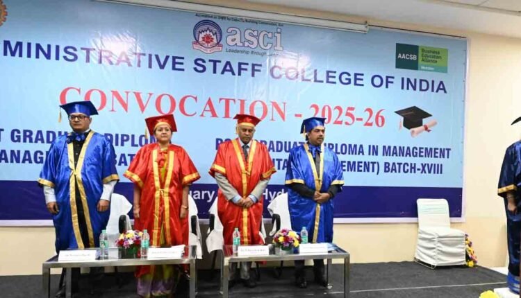ASCI Convocation 2026: Nurturing Integrity, Talent, and India’s Next Generation of Leaders