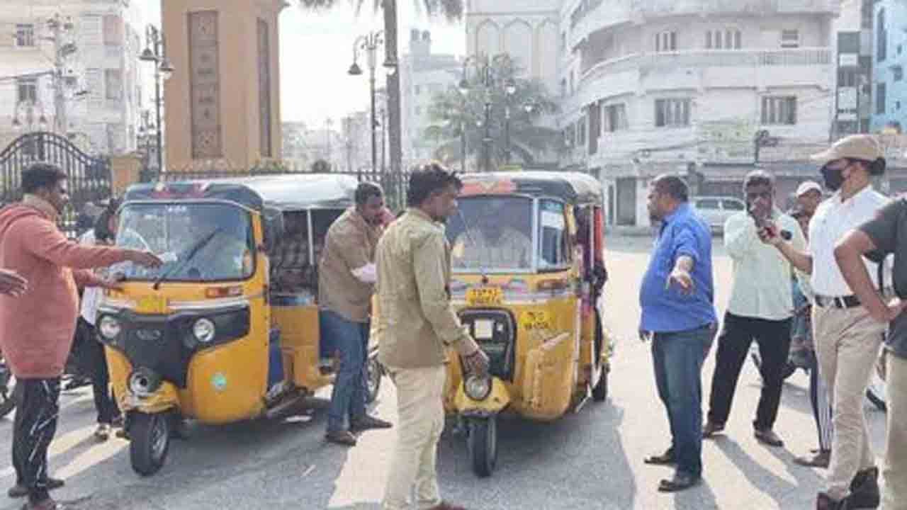 Auto Drivers Strike Triggers Skirmishes In Hyderabad