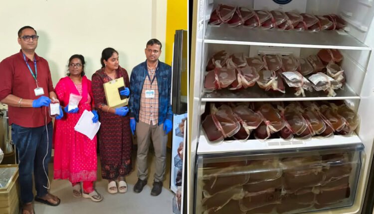 Raid on Import-Export Firm in Kacheguda, 1,000 Litres of Animal Blood Seized