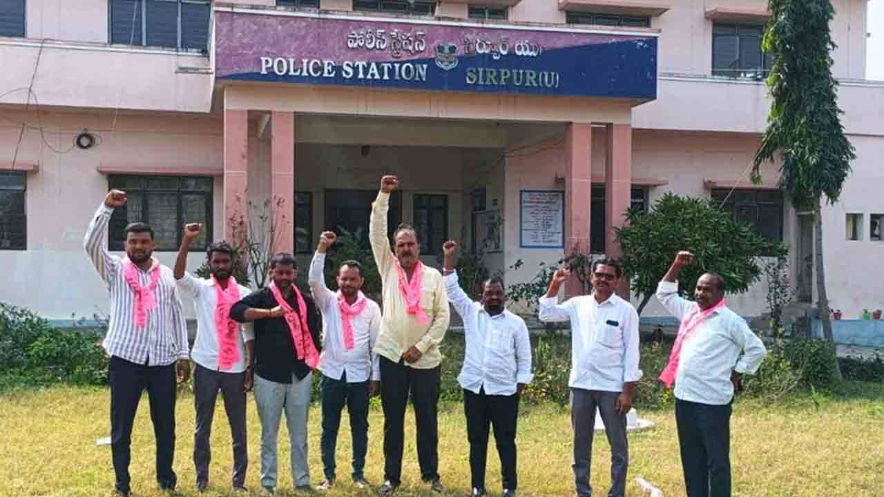 BRS Cadres Detained Ahead Of Vikramarka District Tour