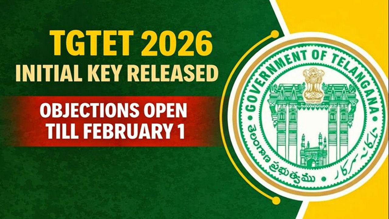 TGTET 2026 Initial Key Released, Objections Open Till February 1