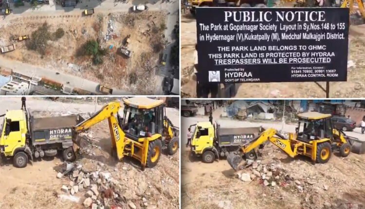 HYDRA saves Gopalnagar park from encroachment