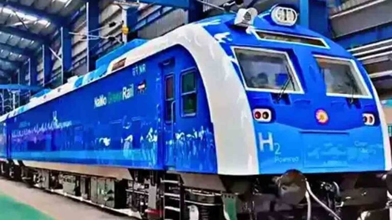 Hydrogen Train India Set For First Run In Haryana