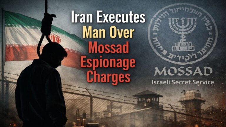 Iran Executes Man Convicted Of Spying For Israel's Mossad