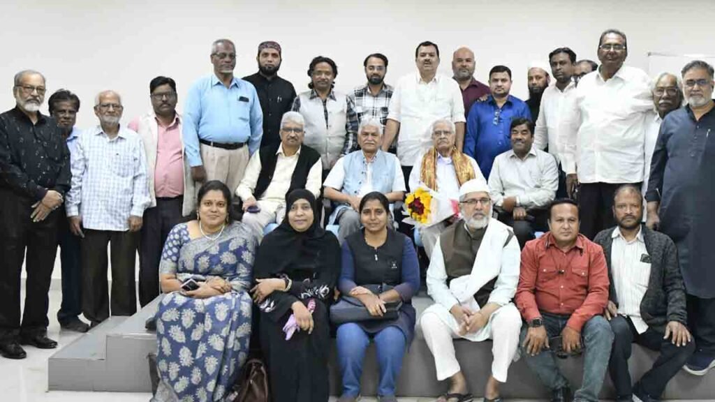 Media Academy Felicitates Telangana Movement Veteran Chandra Srivastava