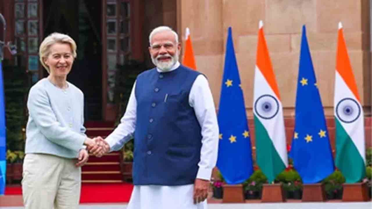 India EU Trade Deal Finalized At Davos