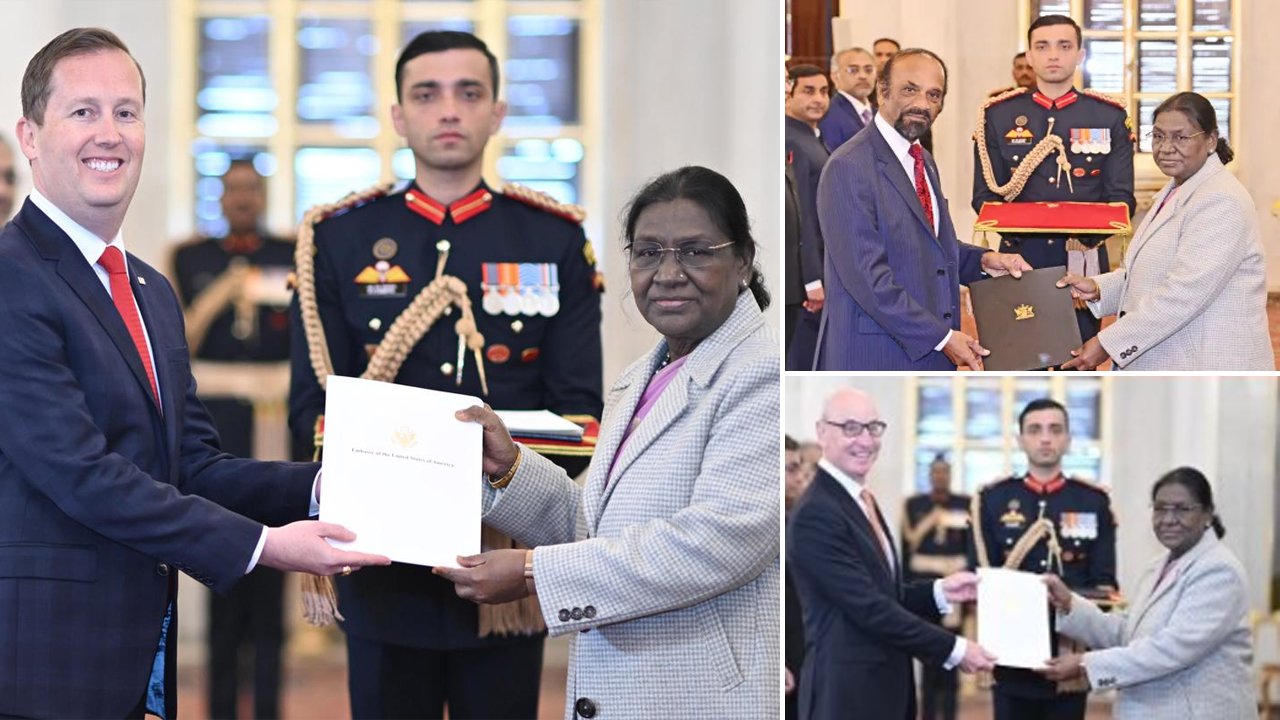 US Ambassador Sergio Gor President Credentials To President Murmu