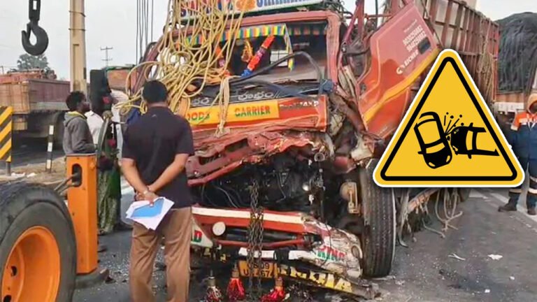 Road Accident In Miryalaguda: Three Dead