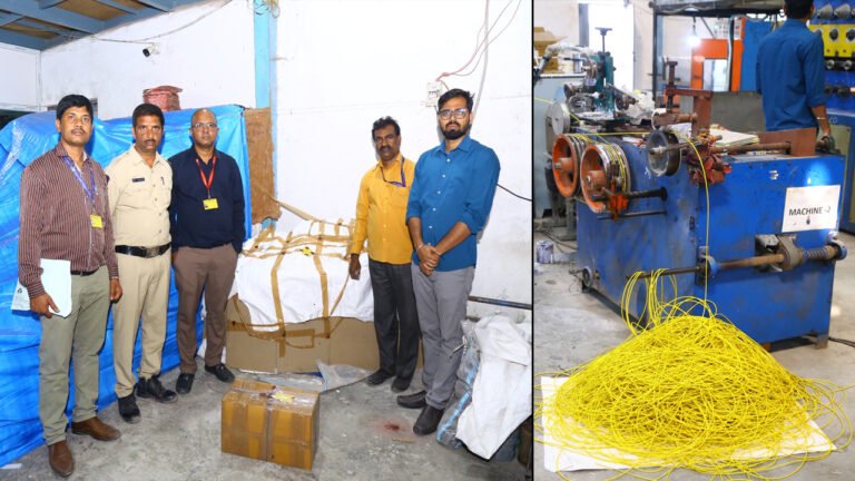 BIS Hyderabad Raid on Fake ISI Wire Unit