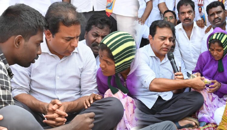KTR Targets Revanth Govt Over Kummera Tragedy