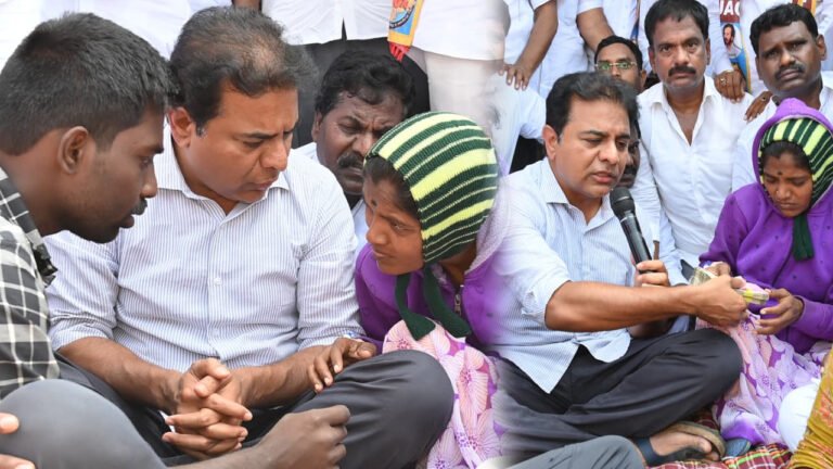 KTR Targets Revanth Govt Over Kummera Tragedy