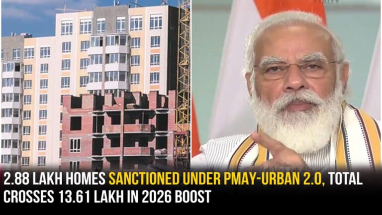 Centre Sanctions 2.88 Lakh New Houses Under Urban Housing Scheme