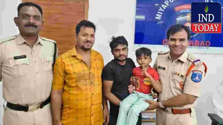 Miyapur Police Reunite Missing Child With Parents